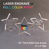 Acrylic Star Award | Acrylic Apple Paperweight