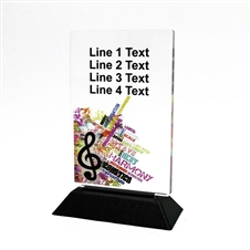 Acrylic Music Award | Full Color Music Acrylic