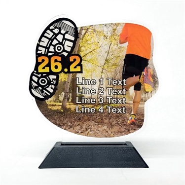 Acrylic Running Award | Full Color Running Acrylic
