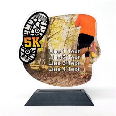 Acrylic Running Award | Full Color Running Acrylic