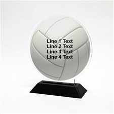 Acrylic Volleyball Award | Full Color Volleyball Acrylic