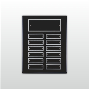 Black Finish Perpetual Plaque