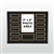 Ebony finish perpetual photo plaque