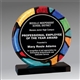 Round Stained Glass acrylic award