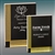 Rectangle Black Diamond Acrylic Award with Custom Laser Engraving