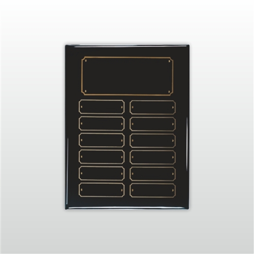 Black Piano Finish Perpetual Plaque