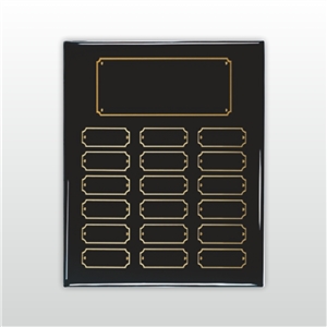 Black Piano Finish Perpetual Plaque