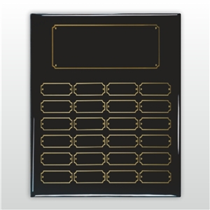 Black Piano Finish Perpetual Plaque