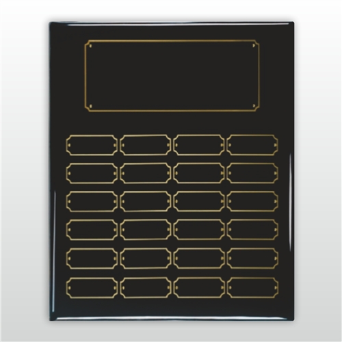 Black Piano Finish Perpetual Plaque