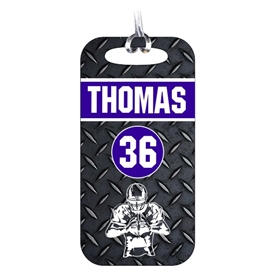 Football Team Bag Tag