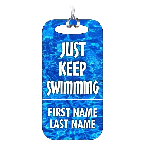 Bag Tag For Swimmer 