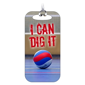 Volleyball Bag Tag