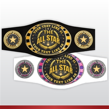 Champion Belt | Award Belt for All Star