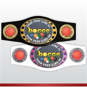 Champion Belt | Award Belt for Bocce