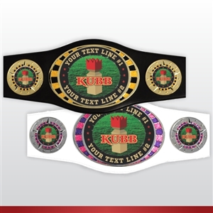 Champion Belt | Award Belt for Kubb