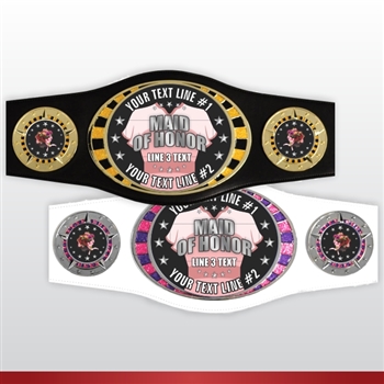 Champion Belt | Award Belt for Maid of Honor