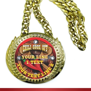 Chili Cook Off Monster Sized Medal | Chili Cooking
