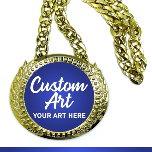 Custom Monster Sized Medal | Gigantic Bling Custom Medal