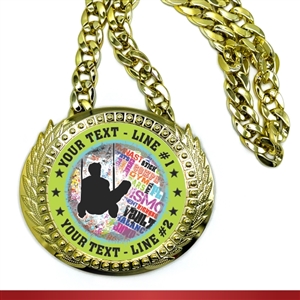 Men's Gymnastics Monster Sized Medal