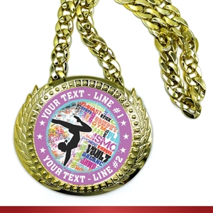 Women's Gymnastics Monster Sized Medal