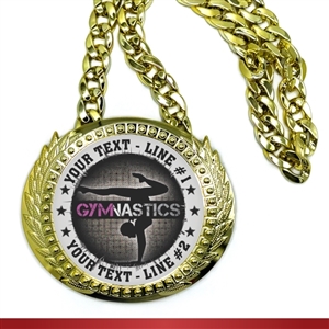 Gymnastics Monster Sized Medal
