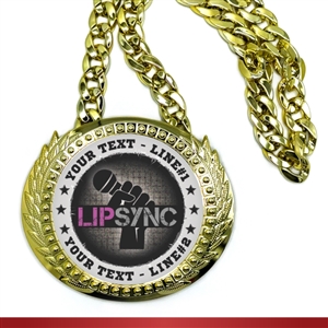 Lip Sync Monster Sized Medal Prize