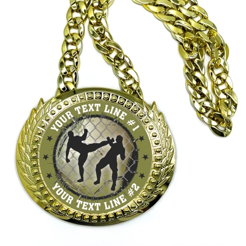 Martial Arts Monster Sized Medal