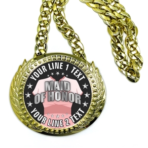 Maid of Honor Monster Sized Medal