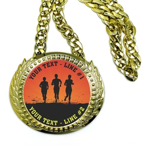 Running Monster Sized Medal