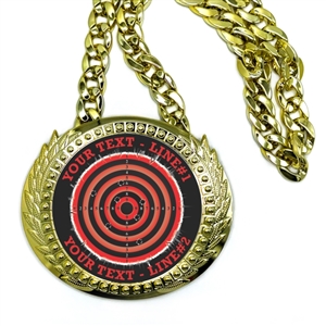 Target Shooting Monster Sized Medals