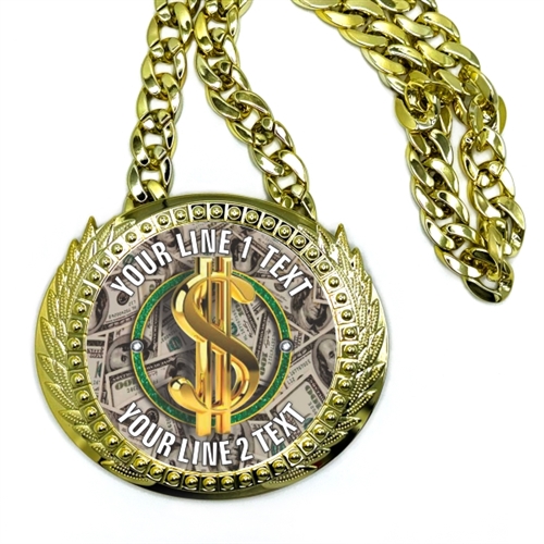 Top Sales Monster Sized Medal | Gigantic Bling Top Sales Medal