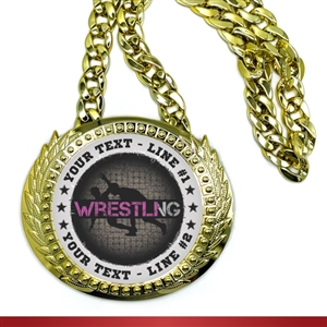Wrestling Monster Sized Medal | Gigantic Wrestling Medal