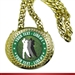 Golf  Monster Sized Medal | Gigantic Bling Groomsman Medal