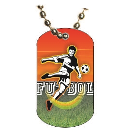 Futbol Dog tag