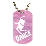Dance Dog tag