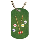 Croquet Dog tag