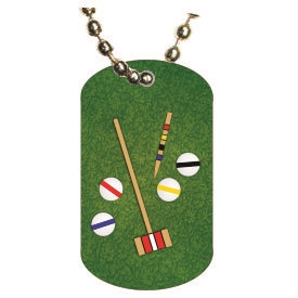 Croquet Dog tag