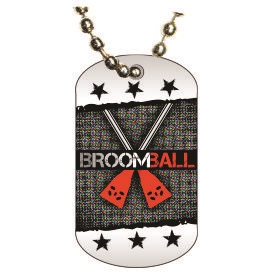 Broomball Dog tag