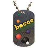 Bocce Ball Dog tag