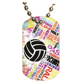 Volleyball Dog tag