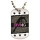 Diving Dog tag