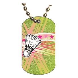 Badminton Dog tag