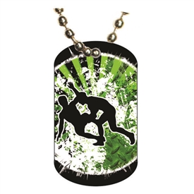 Wrestling Dog tag