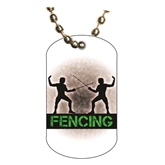 Fencing Dog tag