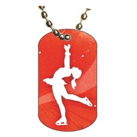 Figure Skating Dog tag