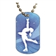 Figure Skating Dog tag