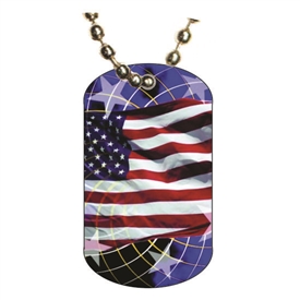 Flag Dog tag