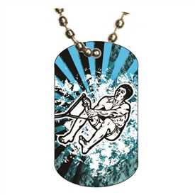 Water Ski Dog tag