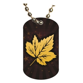 Autumn Dog tag