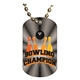 Bowling Dog tag
